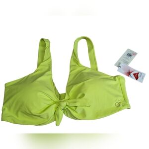 XL Bikini Top Green NWT Size XL Womens Calia by Carrie Underwood Clasp Close
